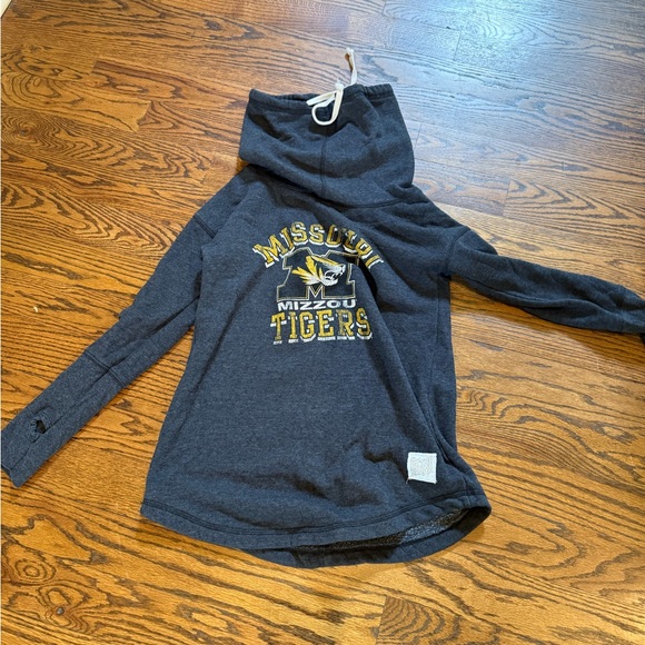 Retro brand Mizzou tigers Charcoal vintage look sweatshirt - Picture 4 of 5